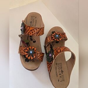 L'Artiste sandals size 36. Leather.